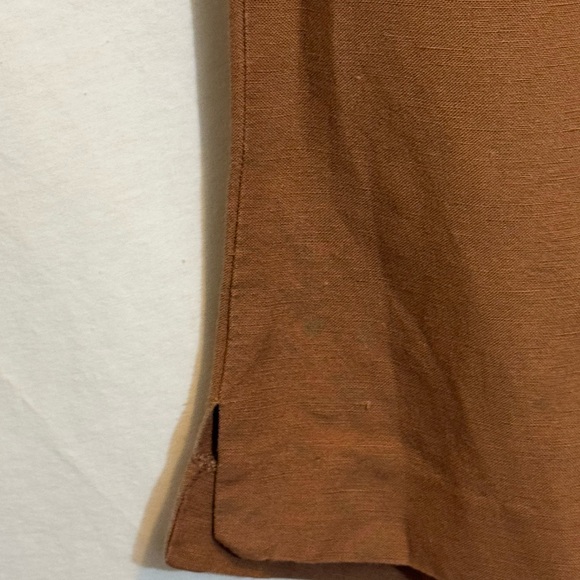 B-190 David N. PLUS SIZE 16 Brown Lined Capris‎ - Picture 6 of 13